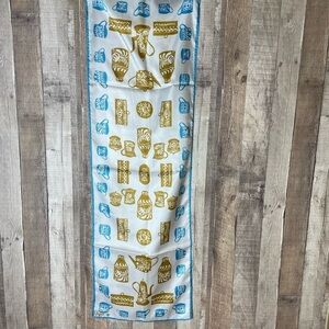 VINTAGE BANNER SILK SCARF BY UGNA